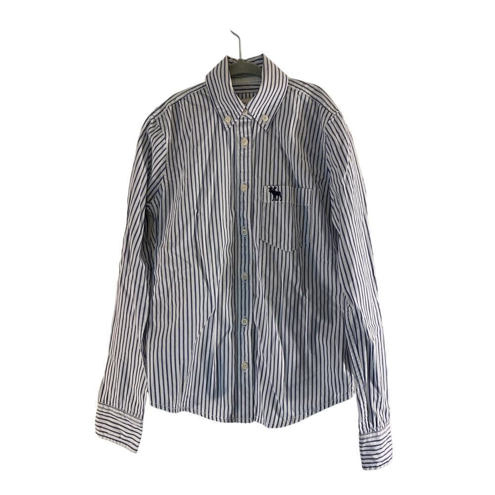 ABERCROMBIE Boy’s Long Sleeve Casual Button Down Shirt / Size: Small